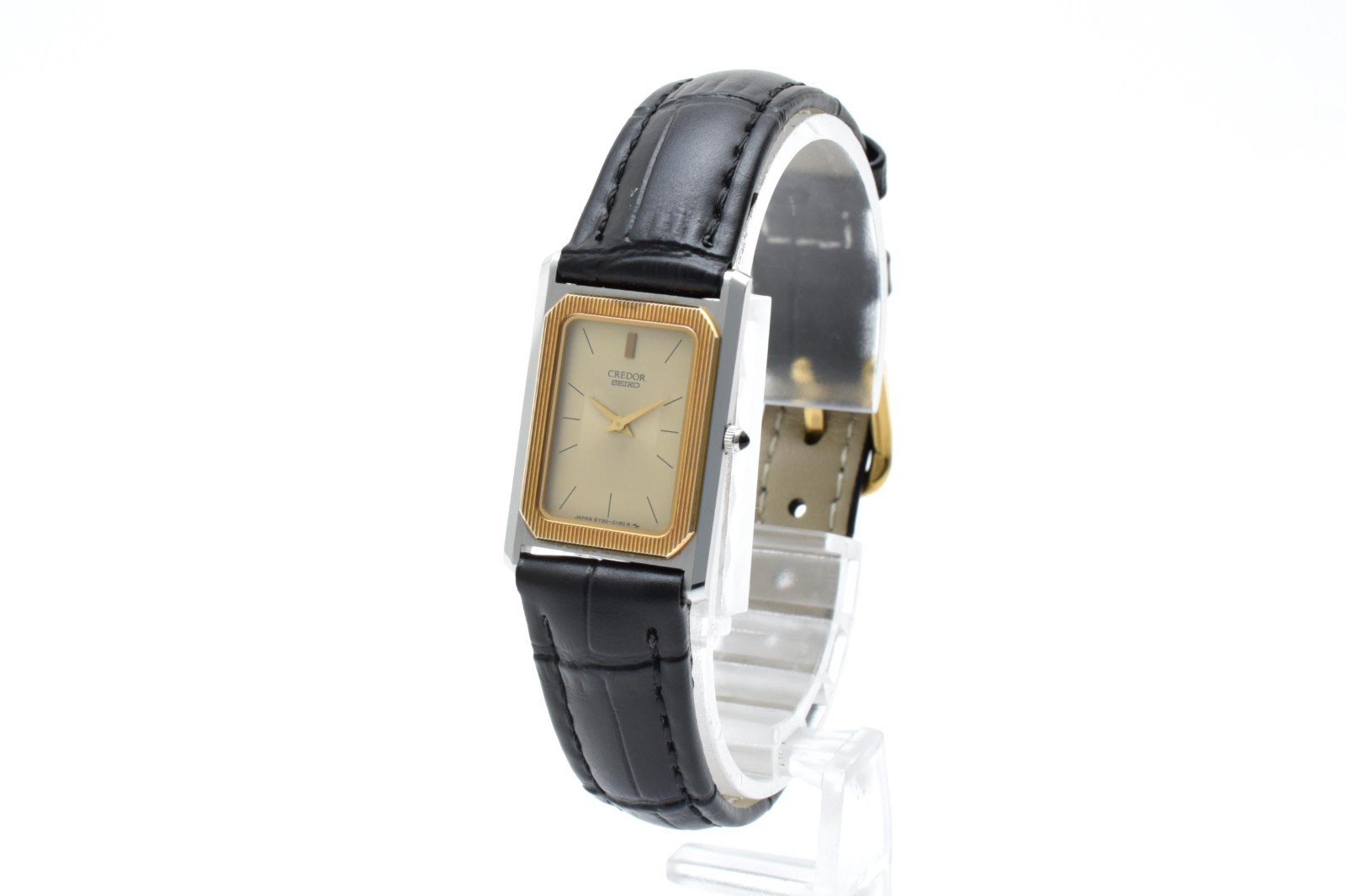 [ EXC+5 ] Vintage Seiko Credor 6730-5100 14K Gold Dial Quartz Ladies Watch