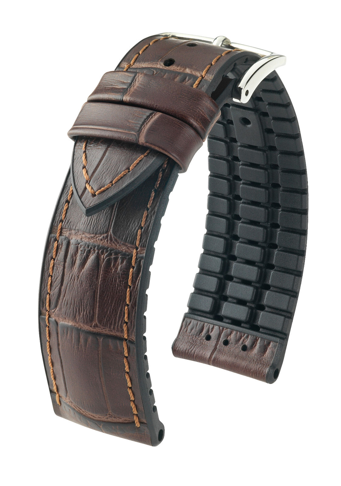 HIRSCH PERFORMANCE PAUL CALFSKIN CAUTCHOUC WATCH STRAP L 18, 20, 21, 22, 24 mm