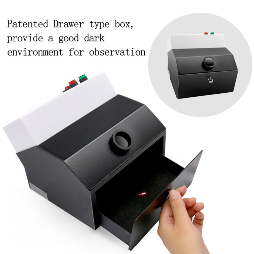 4W UV lamp Desktop Jewelry Appraisal Tester LW 365nm SW 257.3nm 110V