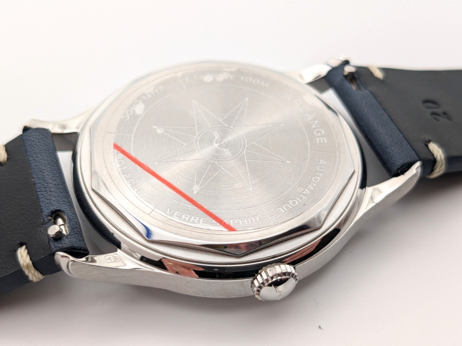 Arcange AS01 Polar Grey Sector Dial with Leather Strap – US Stock
