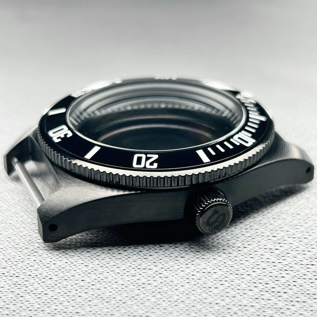 Diver Watch Mod 62MAS Style Case Black Sub NH35 7S26A Automatic Mod Part 5ATM US