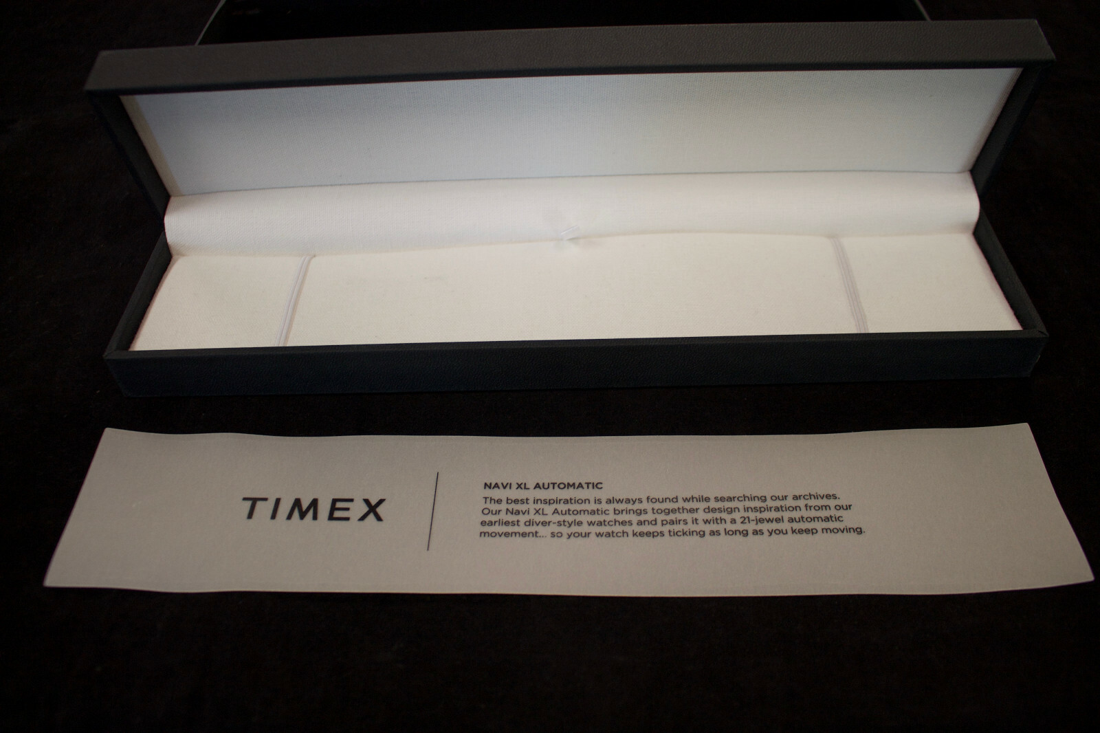 Timex Navi XL Automatic Black Box Only ****BOX ONLY****