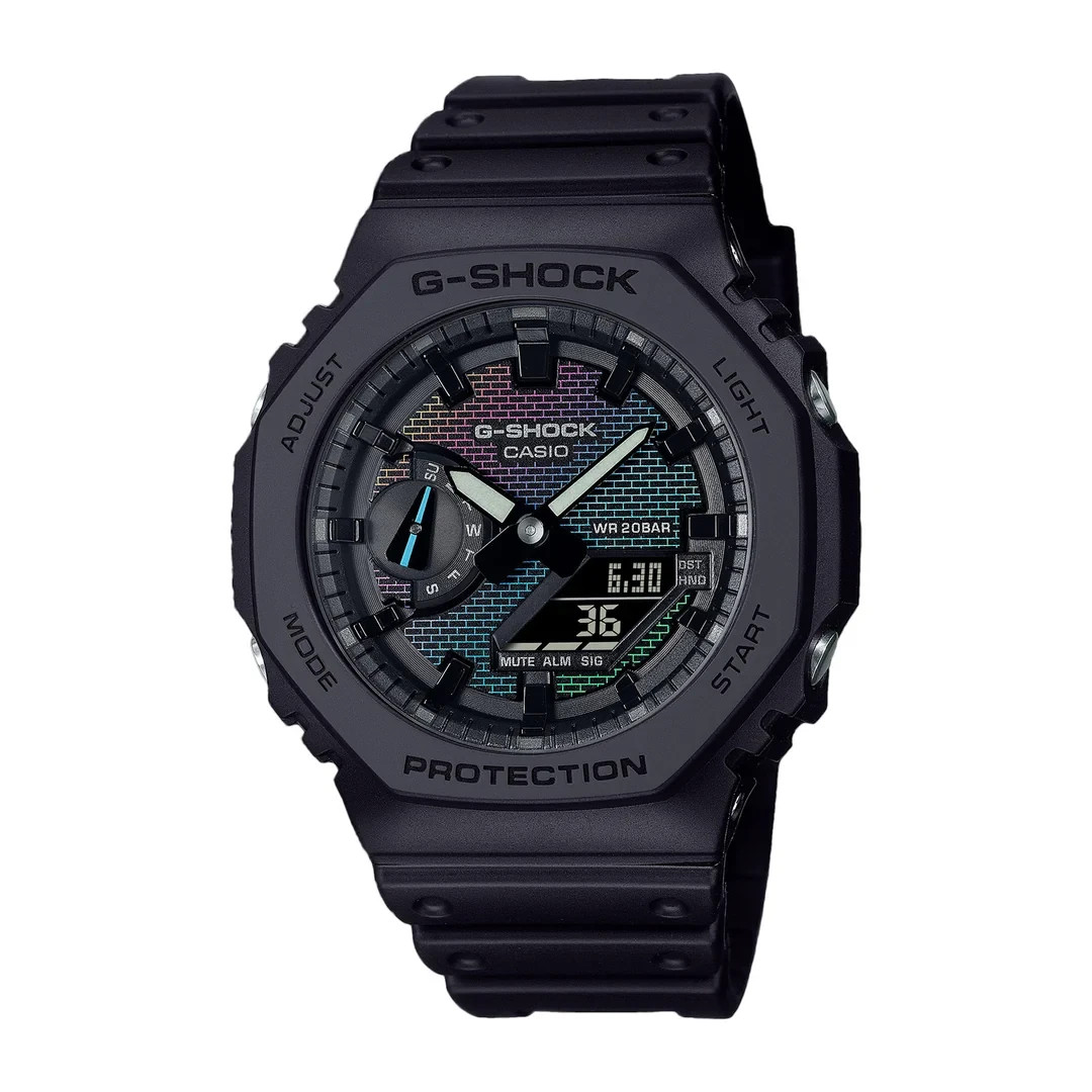 CASIO G-SHOCK GA-2100RW-1ADR Analog Digital Black Resin Watch