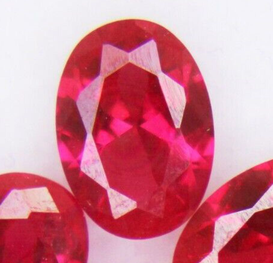 EPIC GEMS-6x5mm Certified Natural Loose Gemstones Ruby Oval-2 Pc Set