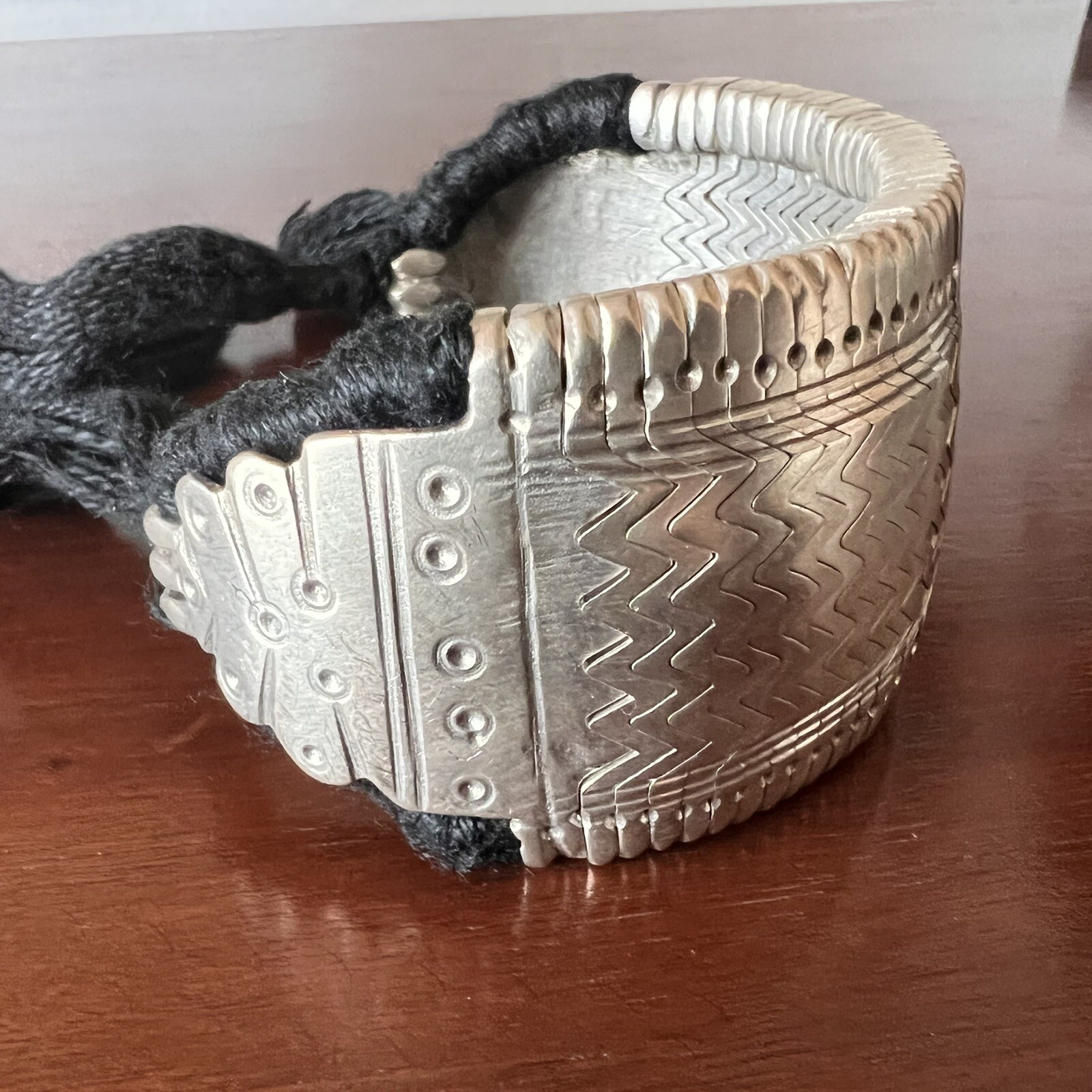 Antique silver bazuband armband bracelet India Boho Festival