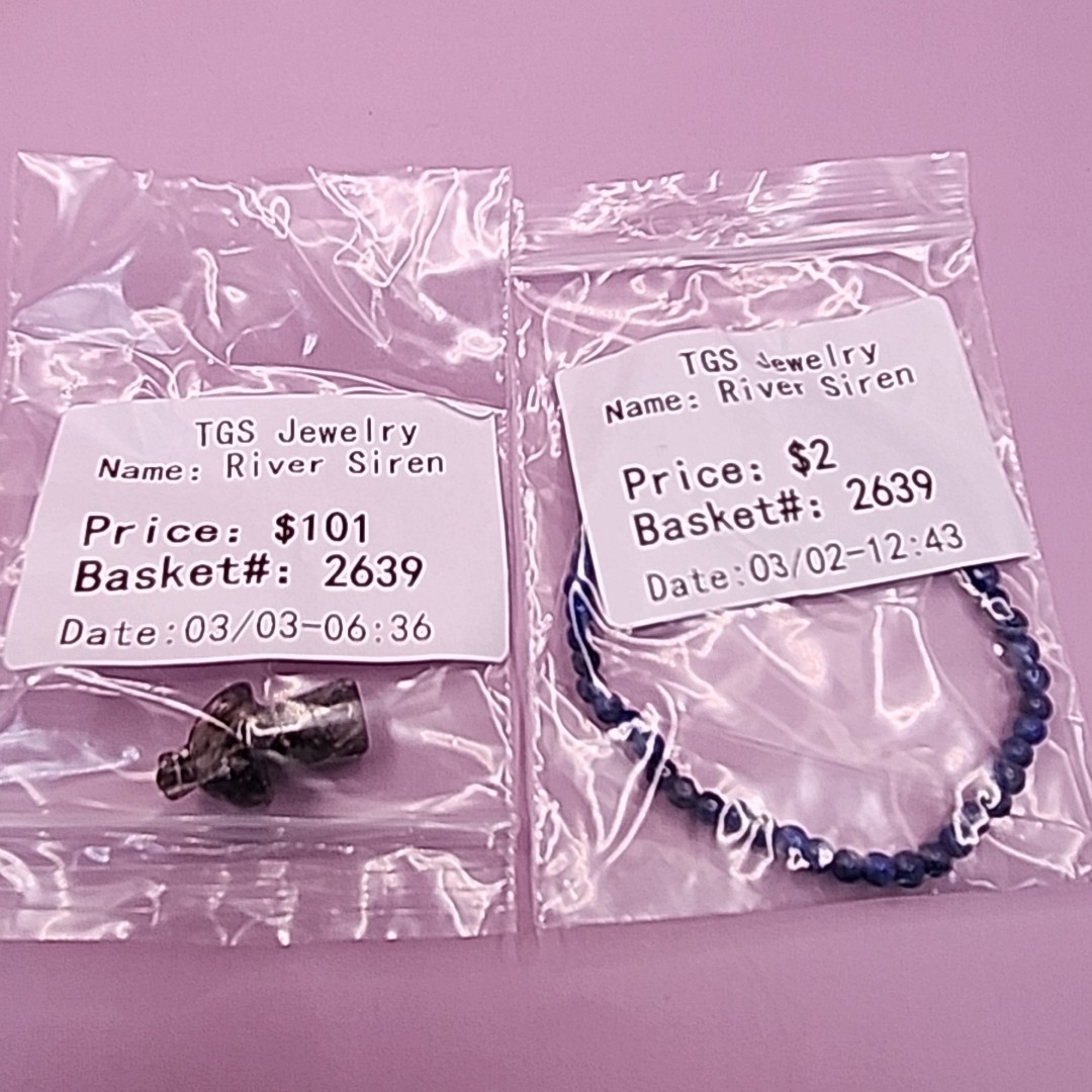 NEW TGS Jewelry Mushroom Shaped Crystal Pendent (1″) + Bonus Bracelet
