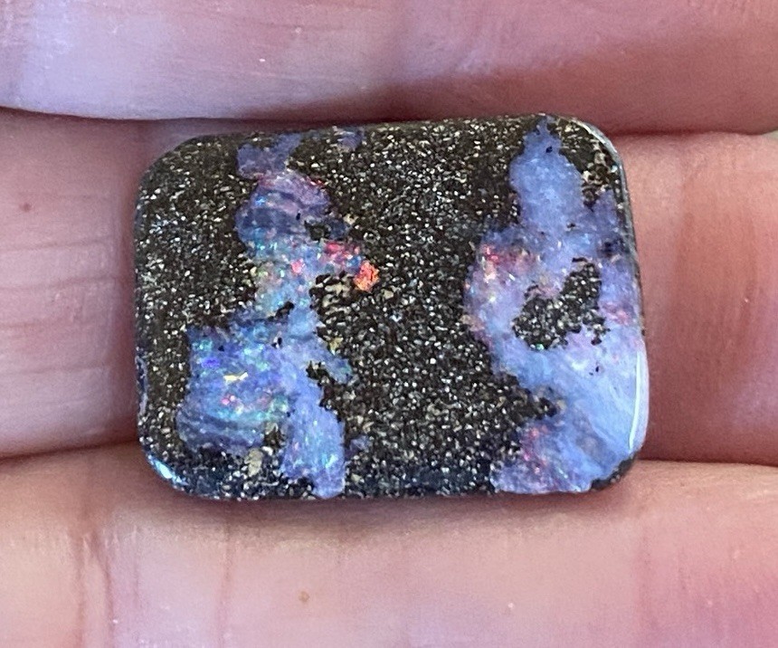Australian Boulder Opal Rectangular 12.5 Carat (Bin40)