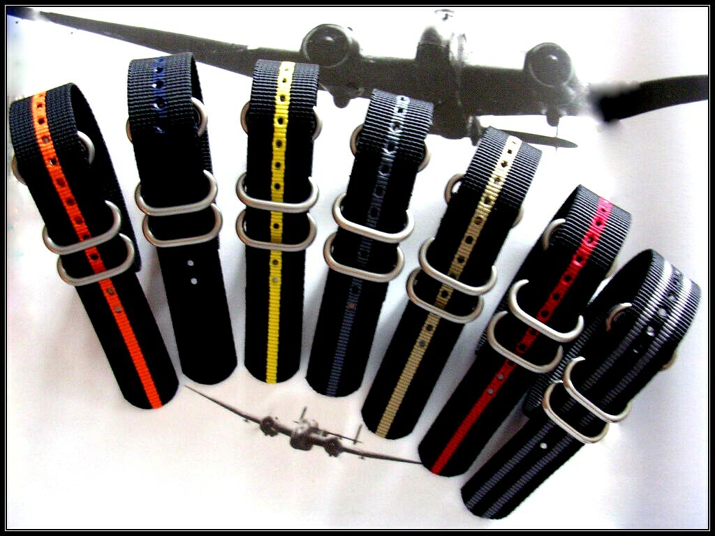 NATO G10 UTC 1pc Military diver watch band Nylon strap NATO International IW USA