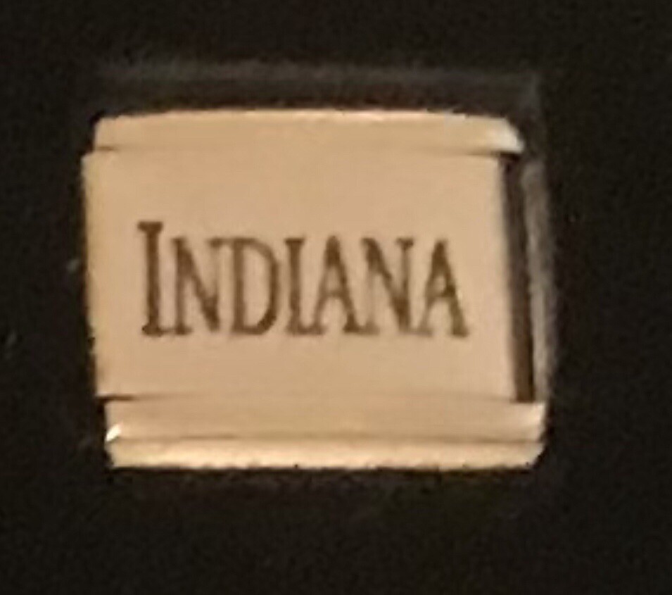 Indiana Laser Italian Charm Link 9MM K47