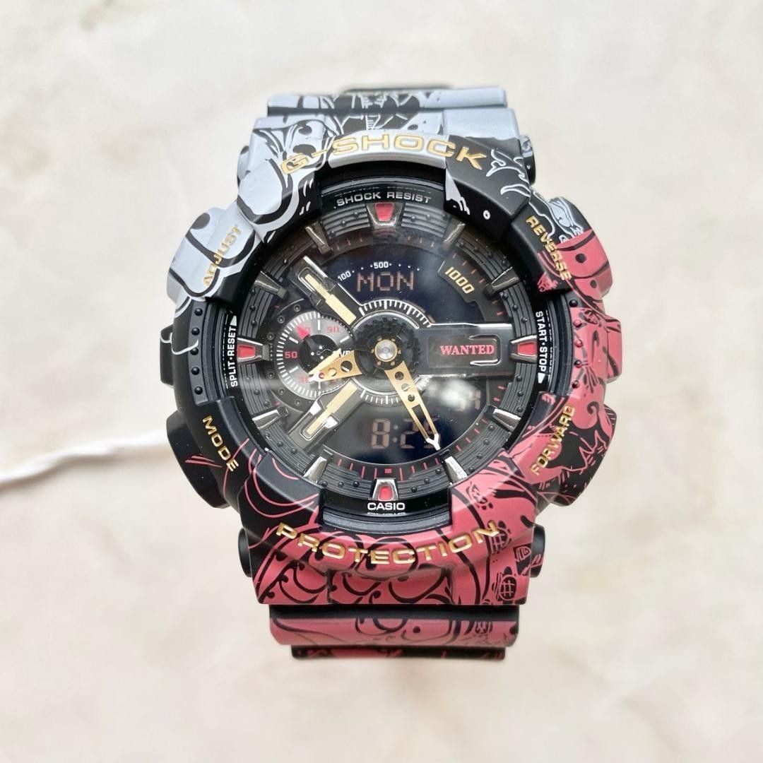 [B1P] CASIO G SHOCK GA 110JOP One Piece Luffy Collaboration Watch [q8m]