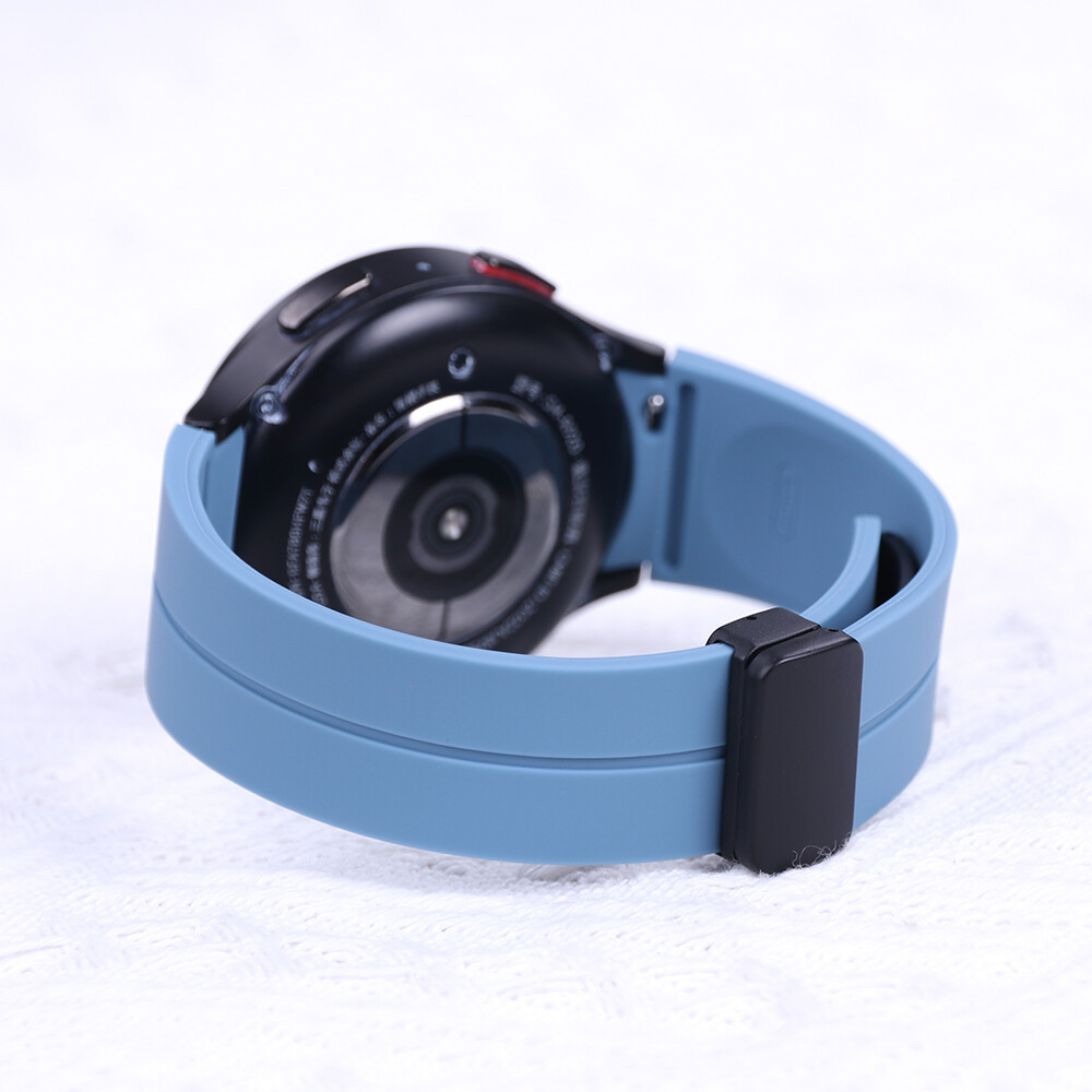Magnetic Silicone Watch Band Strap For Samsung Galaxy Watch 4 5 6 40 44 43 47mm