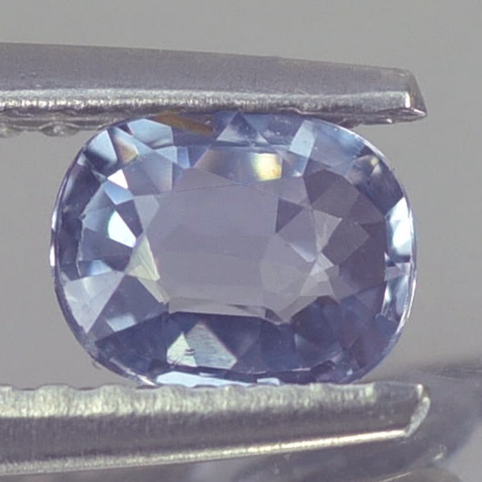 0.50CT STUNNING VVS UNHEATED CUSHION LIGHT BLUE SAPPHIRE NATURAL