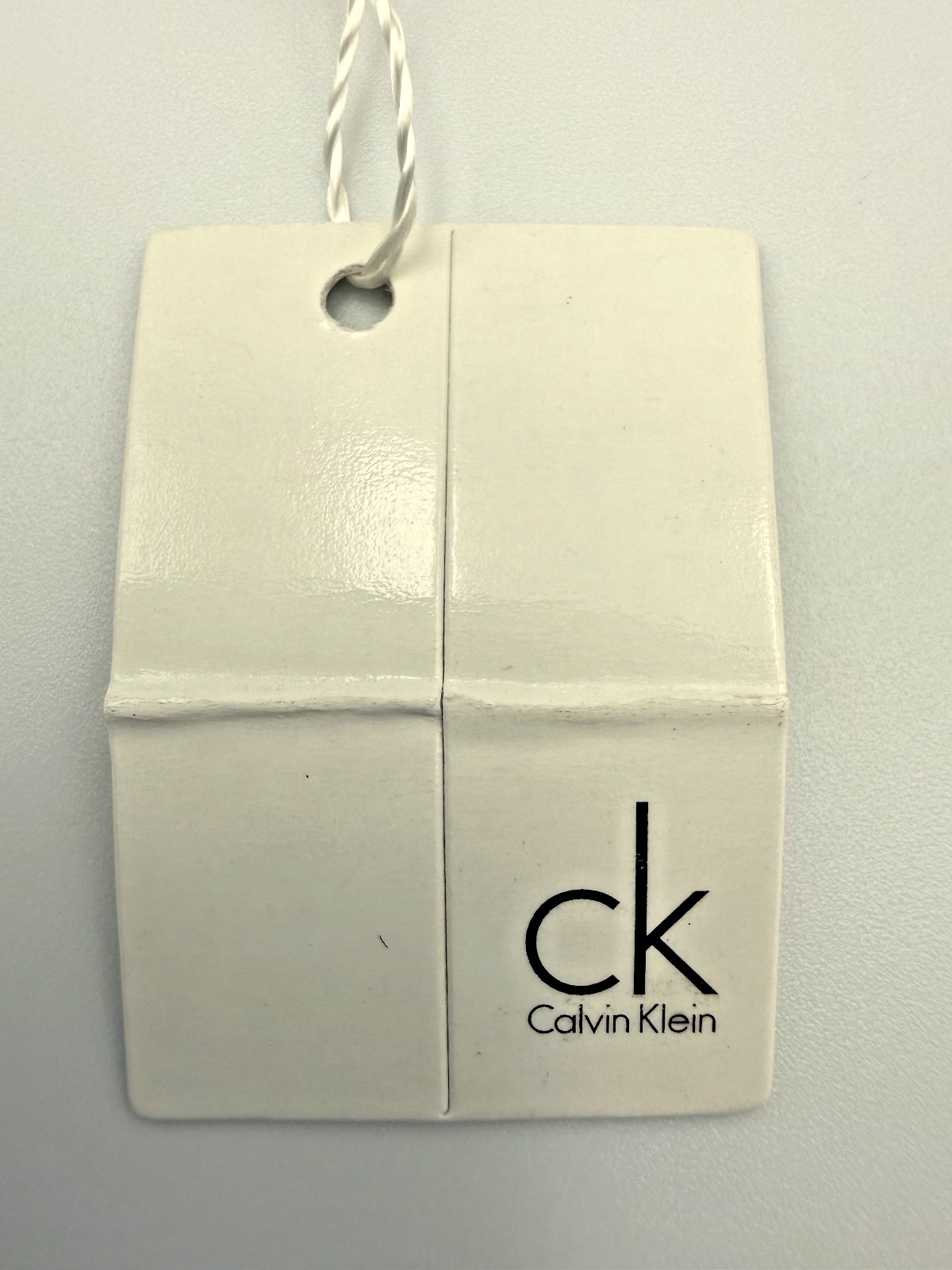 New/Authentic Calvin Klein Silver Bangle Bracelet Set of 2 Size Medium