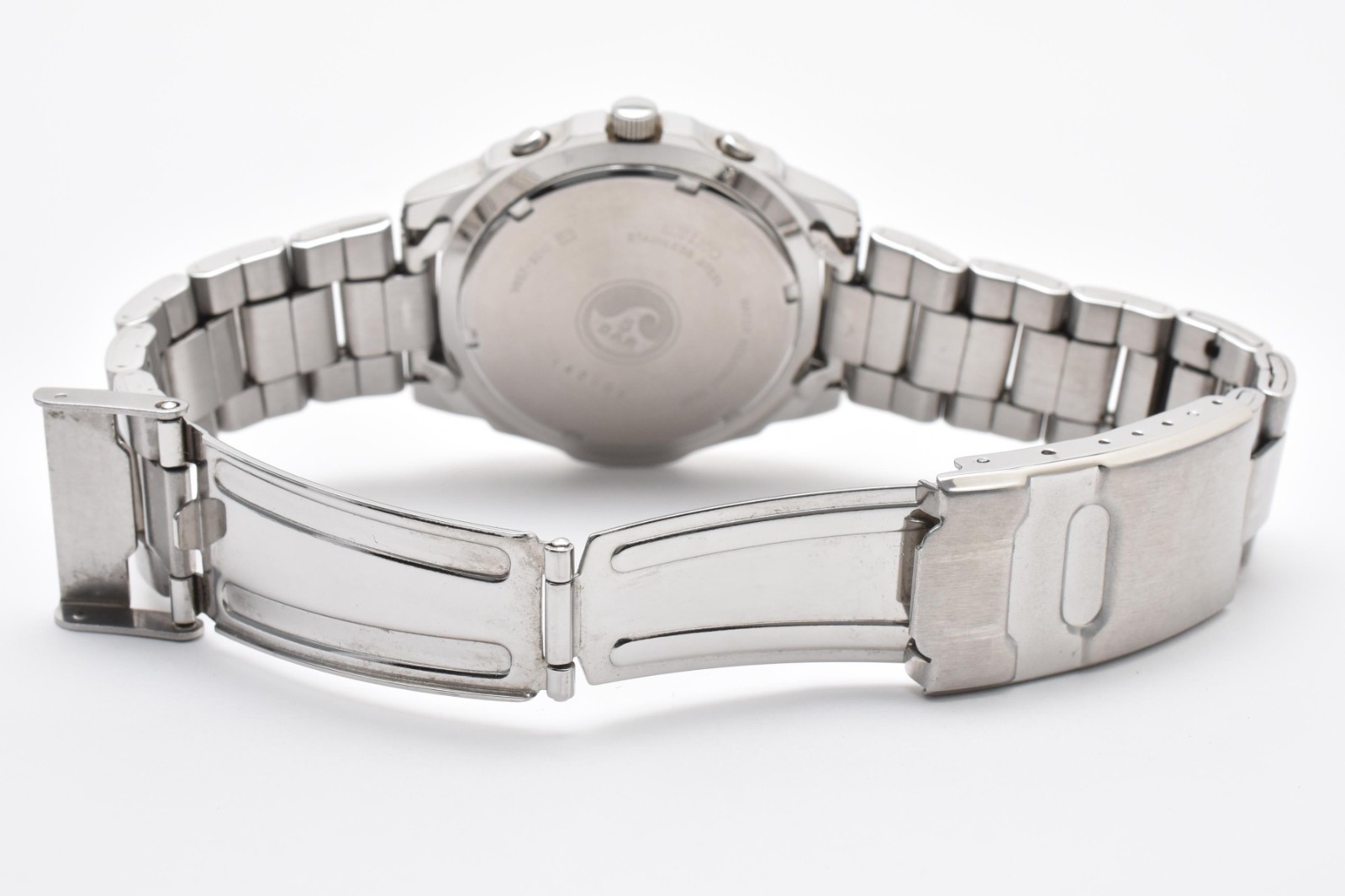 【NEAR MINT】Seiko Quartz Chronograph Watch V657-9010 from Japan
