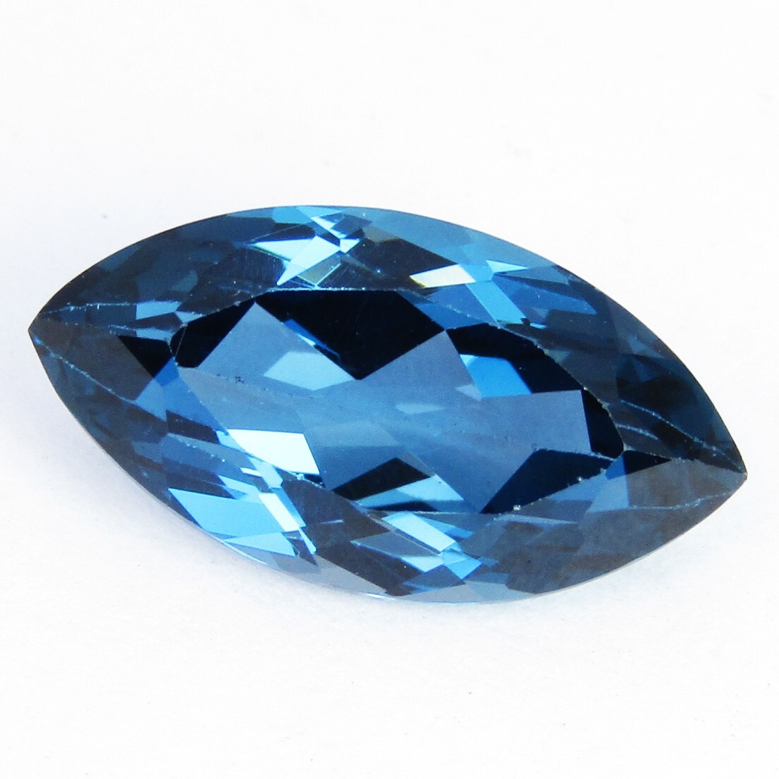 5.05Cts Ravishing Natural London Blue Topaz 16x8x5.4mm Marquise Cut Gemstone