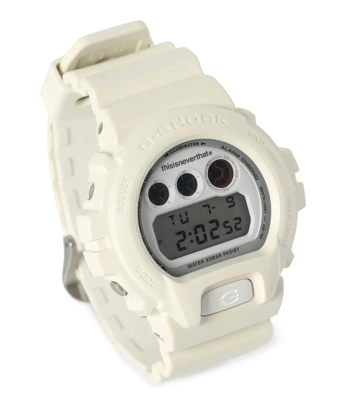 NWT Casio G-Shock x Thisisneverthat DW-6900TNT24-7DF Ivory 100% Authentic