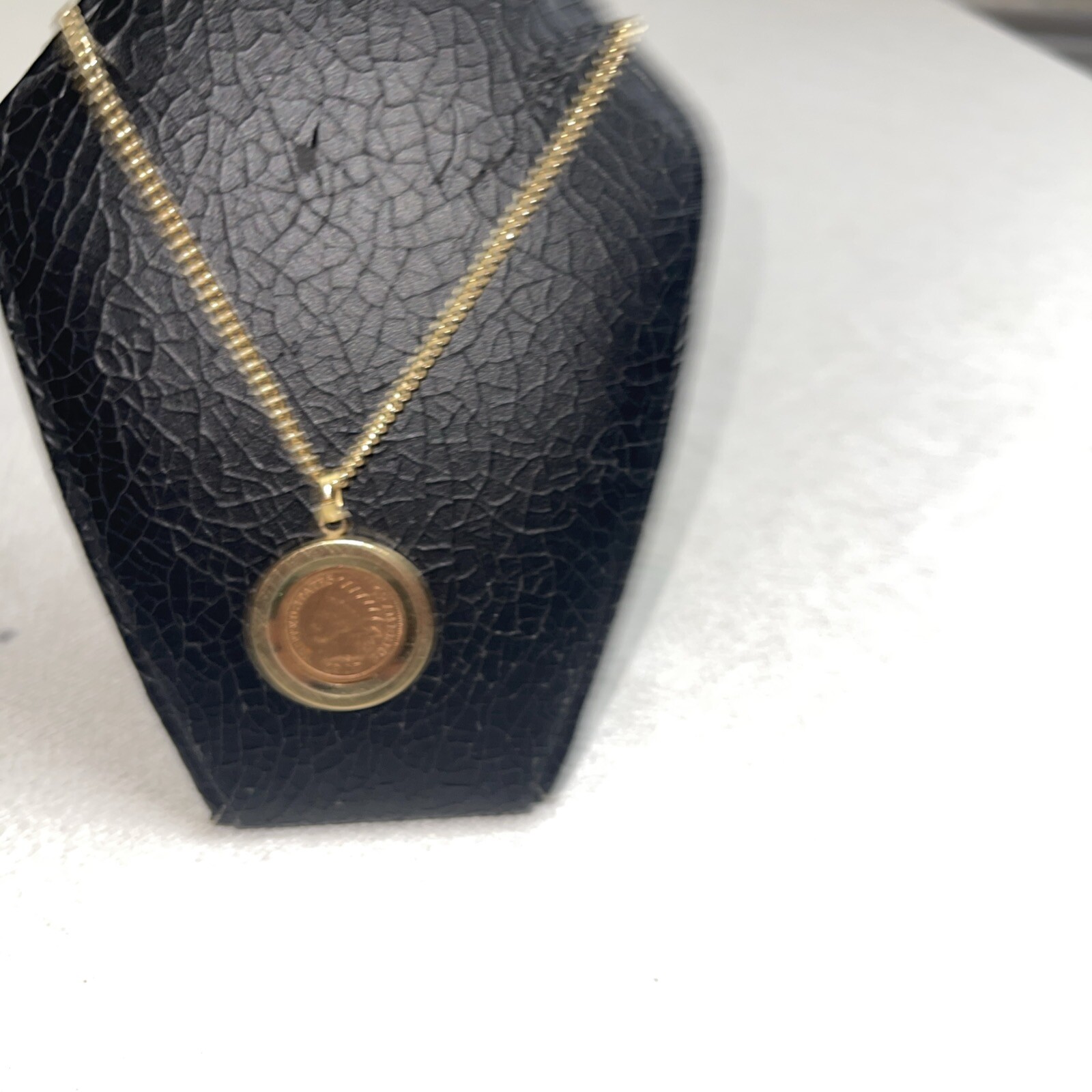 U. S. Mint Indian Head Penny Pendant Necklace Dated 1907 Vintage – Beautiful