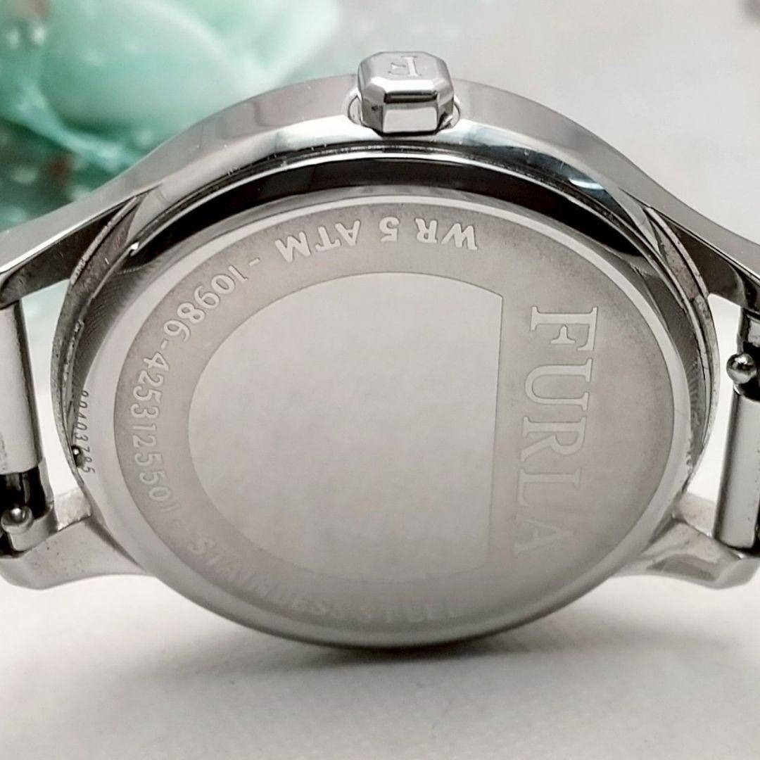 Working Item Furla Wristwatch Ladies’ Unisex Brand Logo Mesh Belt