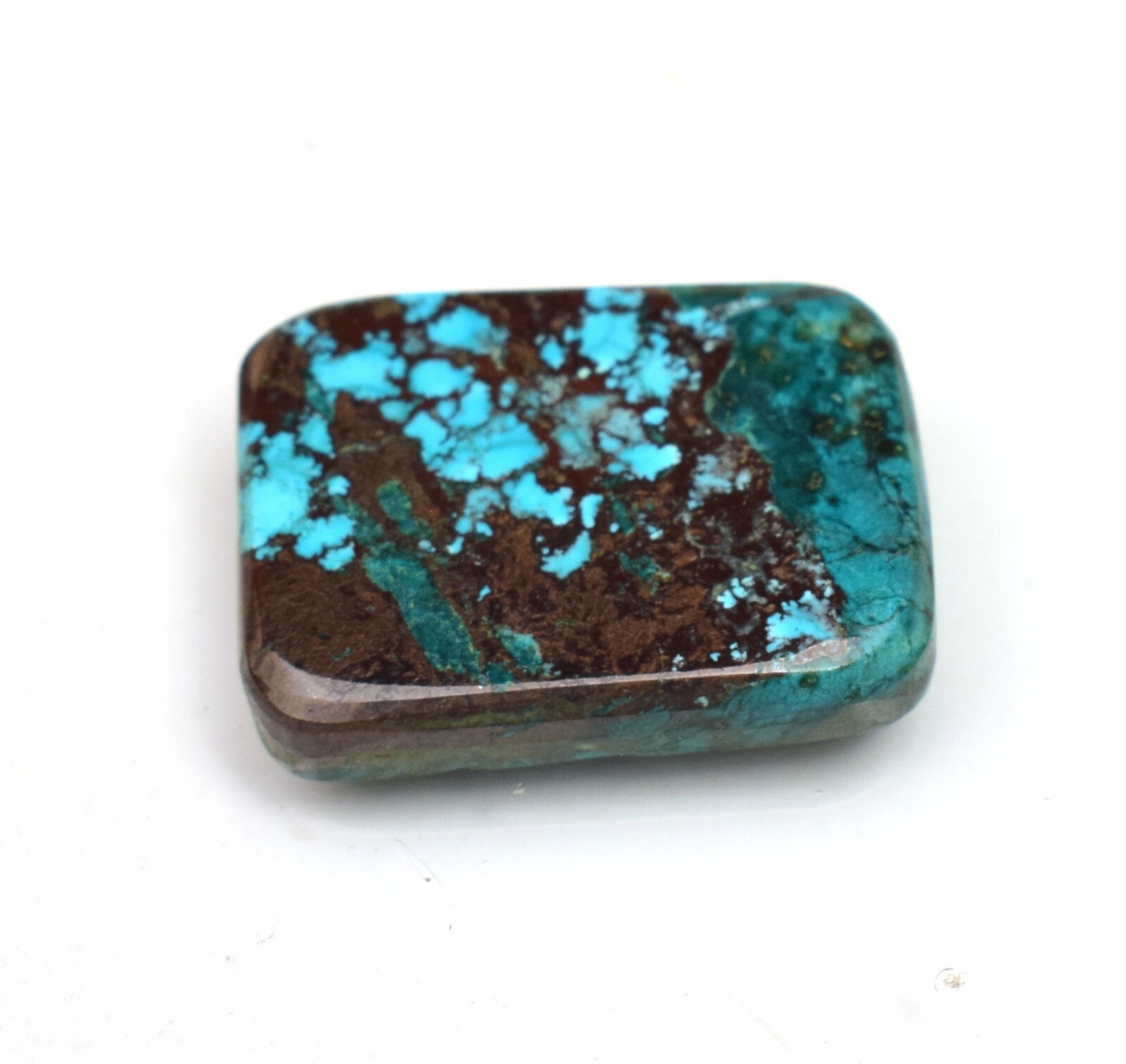 Natural Certified Blue Bisbee Turquoise Cabochon 14.85 Ct Loose Gemstone