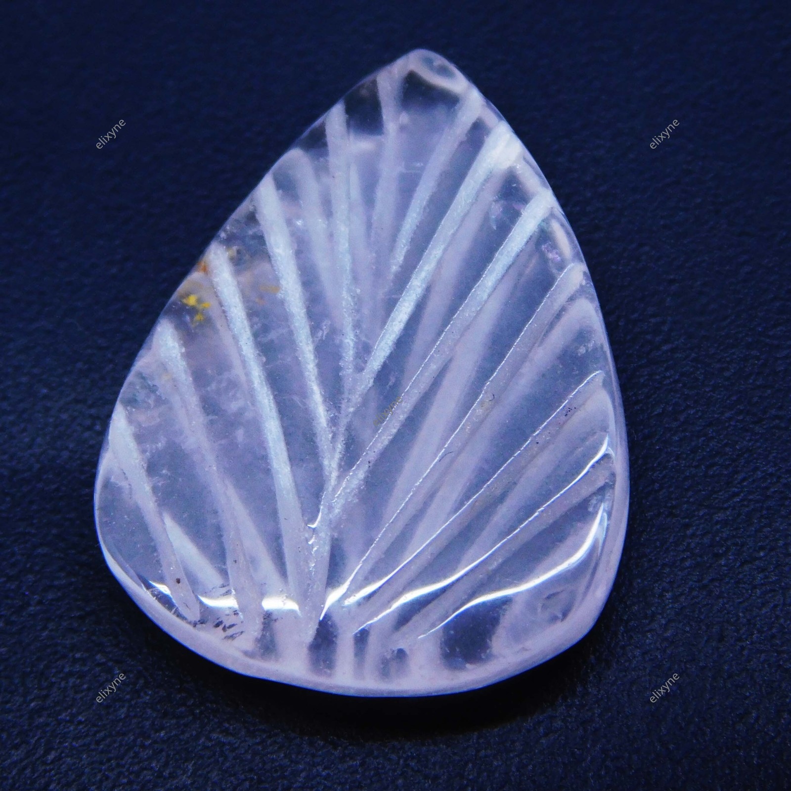 14.85 Ct Natural Ametrine Pear Carving Shape Certified Untreated Gemstone