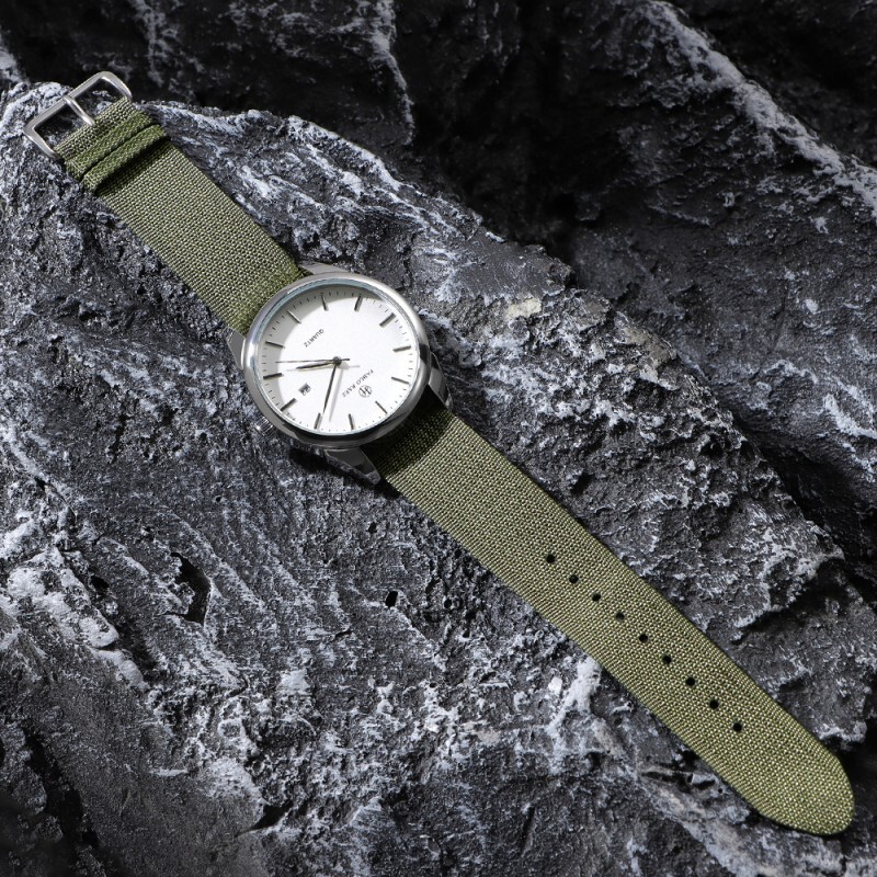 High quality nylon watch band canvas watch strap single pass 20 22mm universal