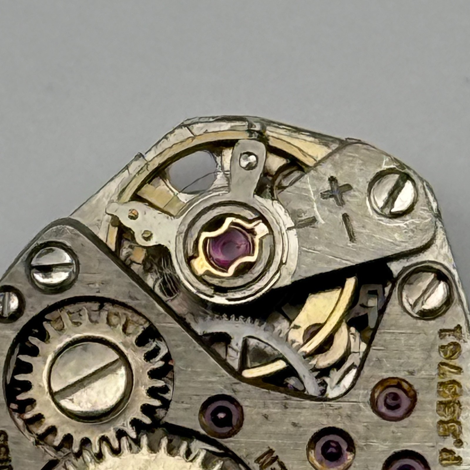 FHF 69-21 Watch Movement Rone 17 Jewels Swiss Manual Wind Parts Repair 15.3mm