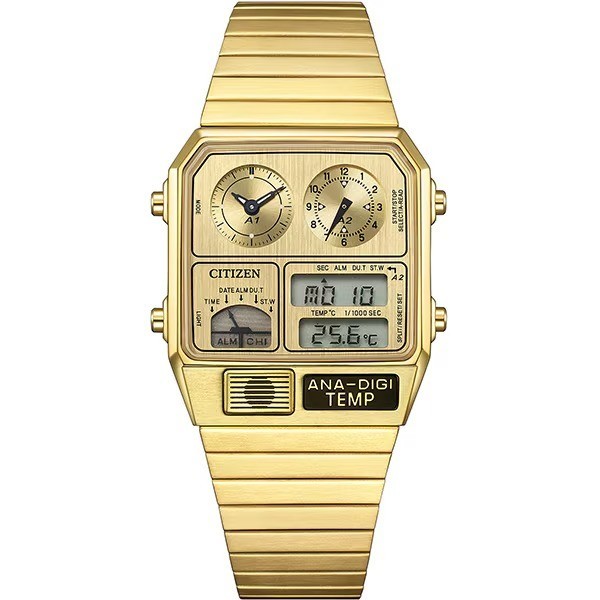 Citizen JG2103-56P Record Label Thermo Sensor Ana-Digi Men’s Watch JDM New