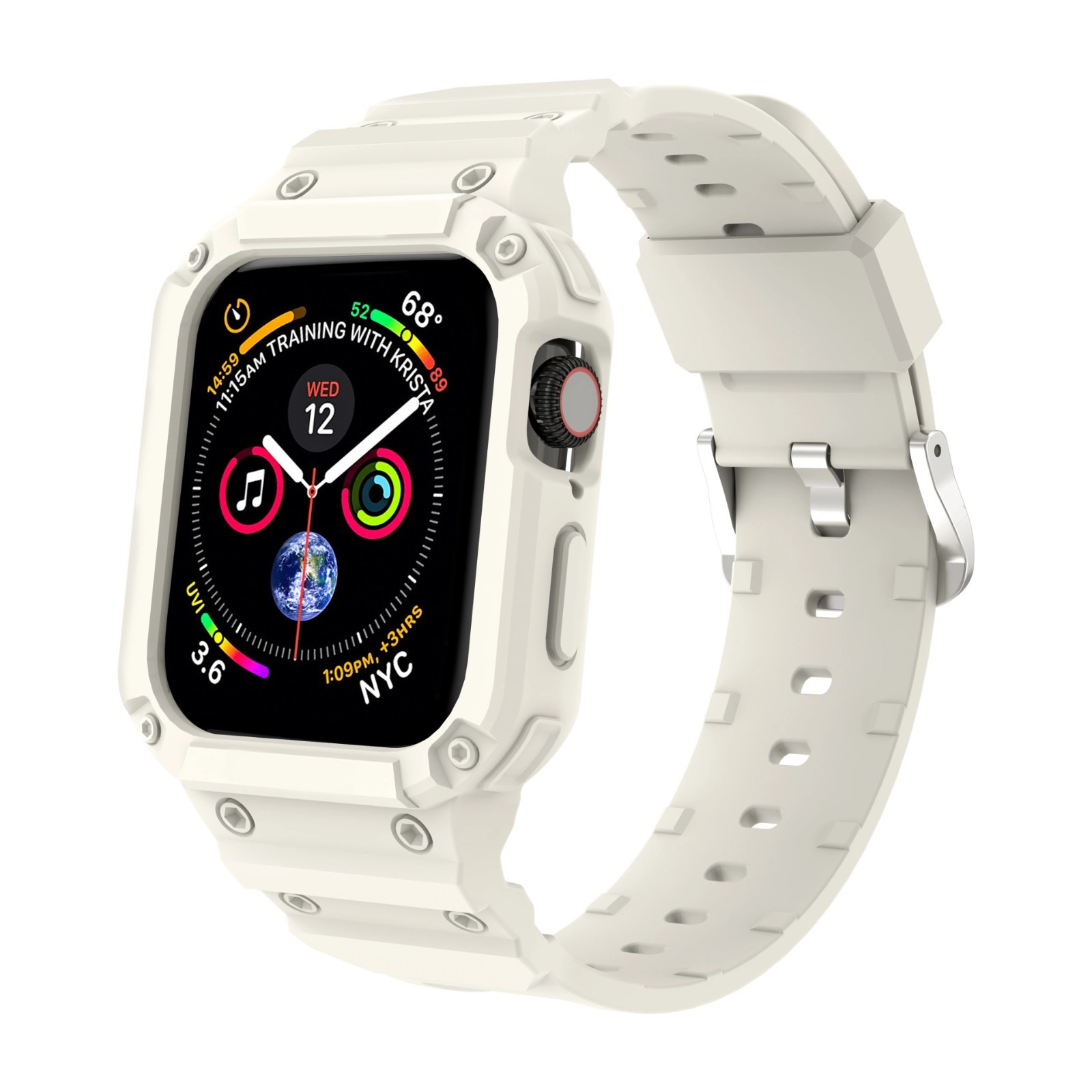 Rugged Apple Watch Band Bumper Case Cover Strap Iwatch SE 9 8 7 6 5 4 3 2