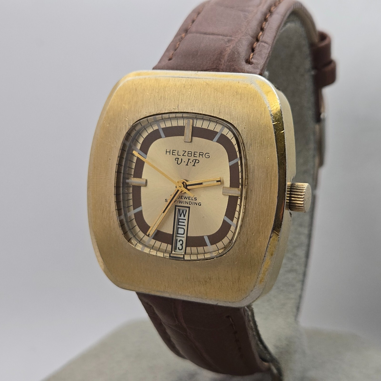 Vintage HELZBERG VIP men’s automatic watch swiss AS 2066 25Jewels 1970s #2