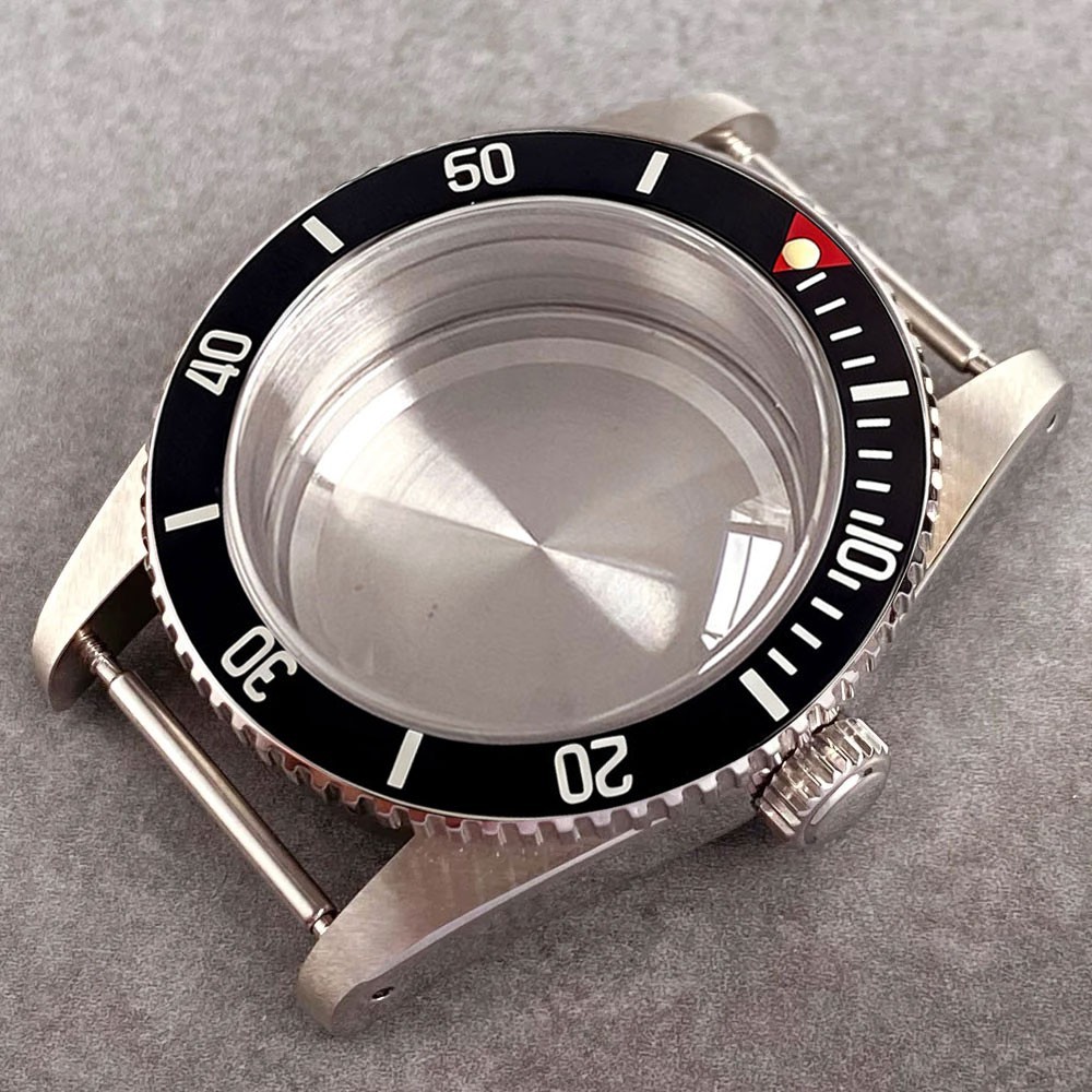 Stainless Steel 38mm Sapphire Watch Case 20ATM Dive Fit NH35 NH36 ETA2824 PT5000