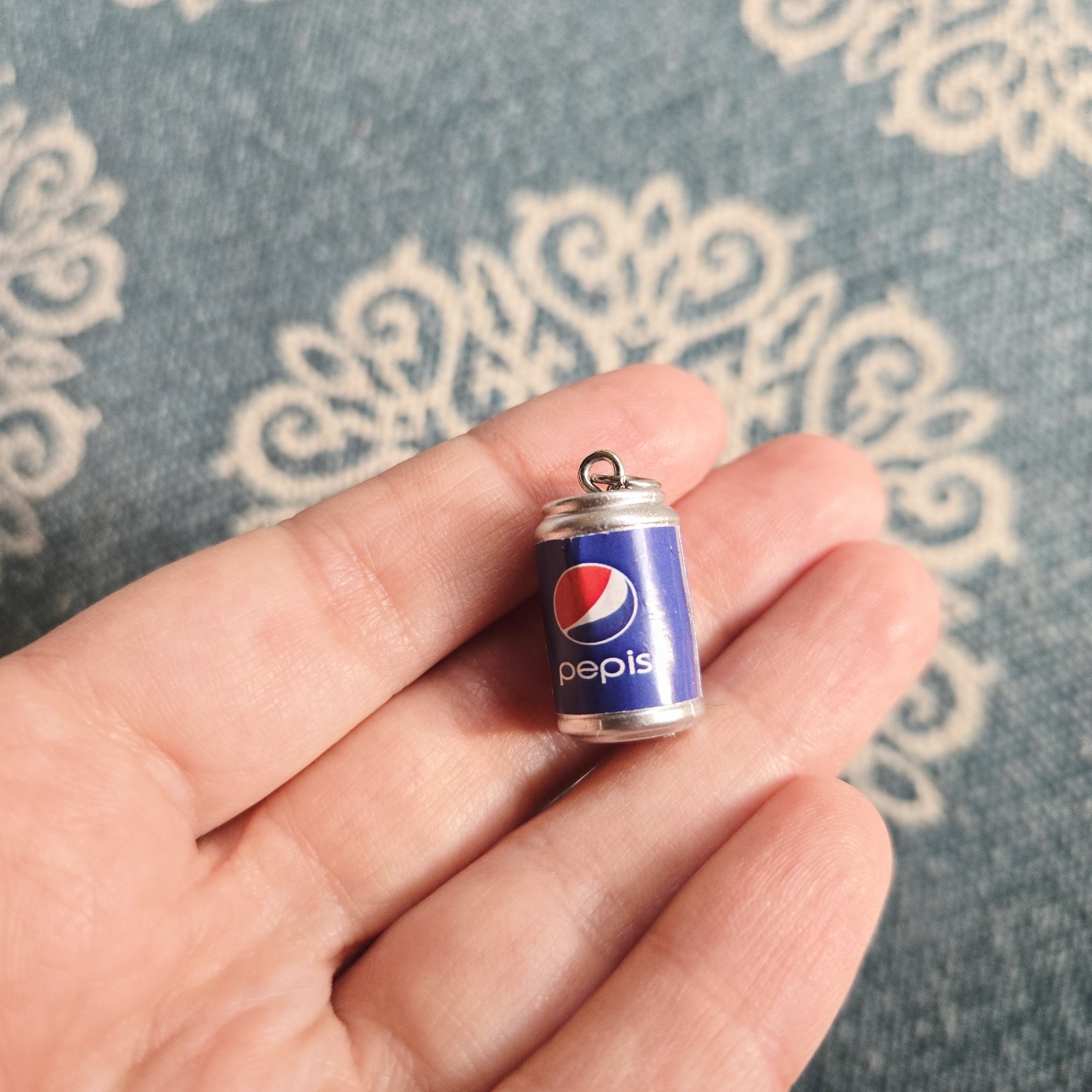 Dainty Silver Pepsi Pepis Pendant