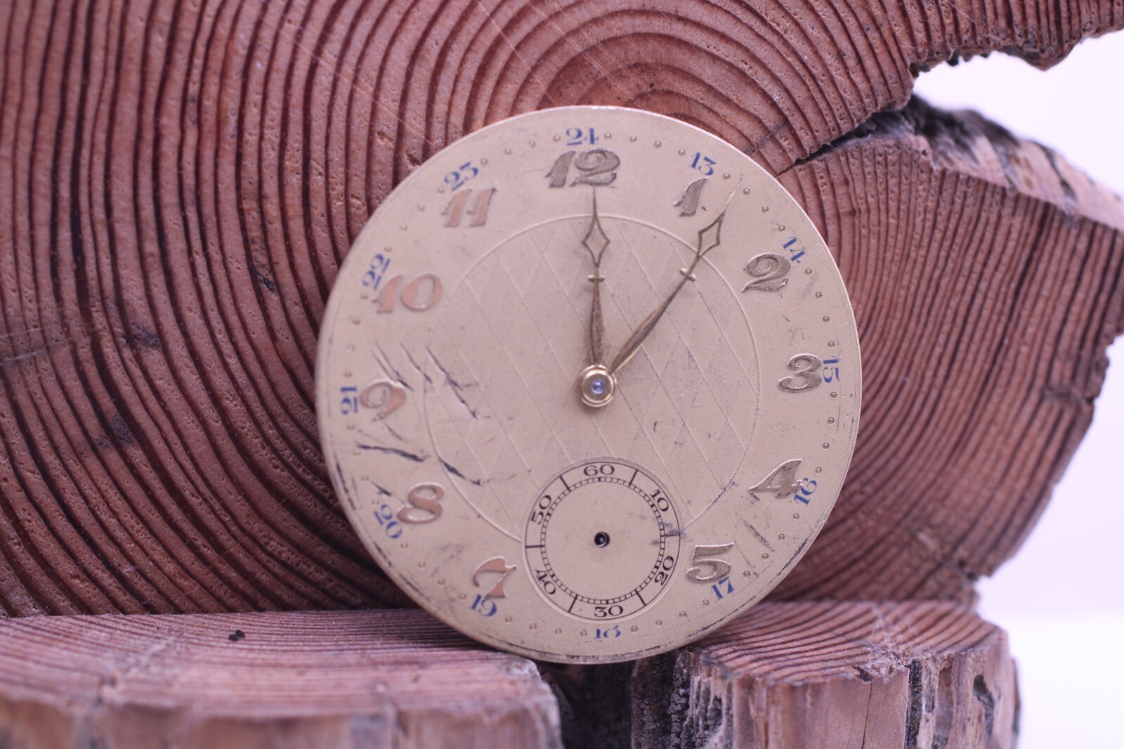HIGH GRADE ART DECO MEN’S POCKET WATCH MOVEMENT 41.7mm ⌀ FOR REPAIR (ET)