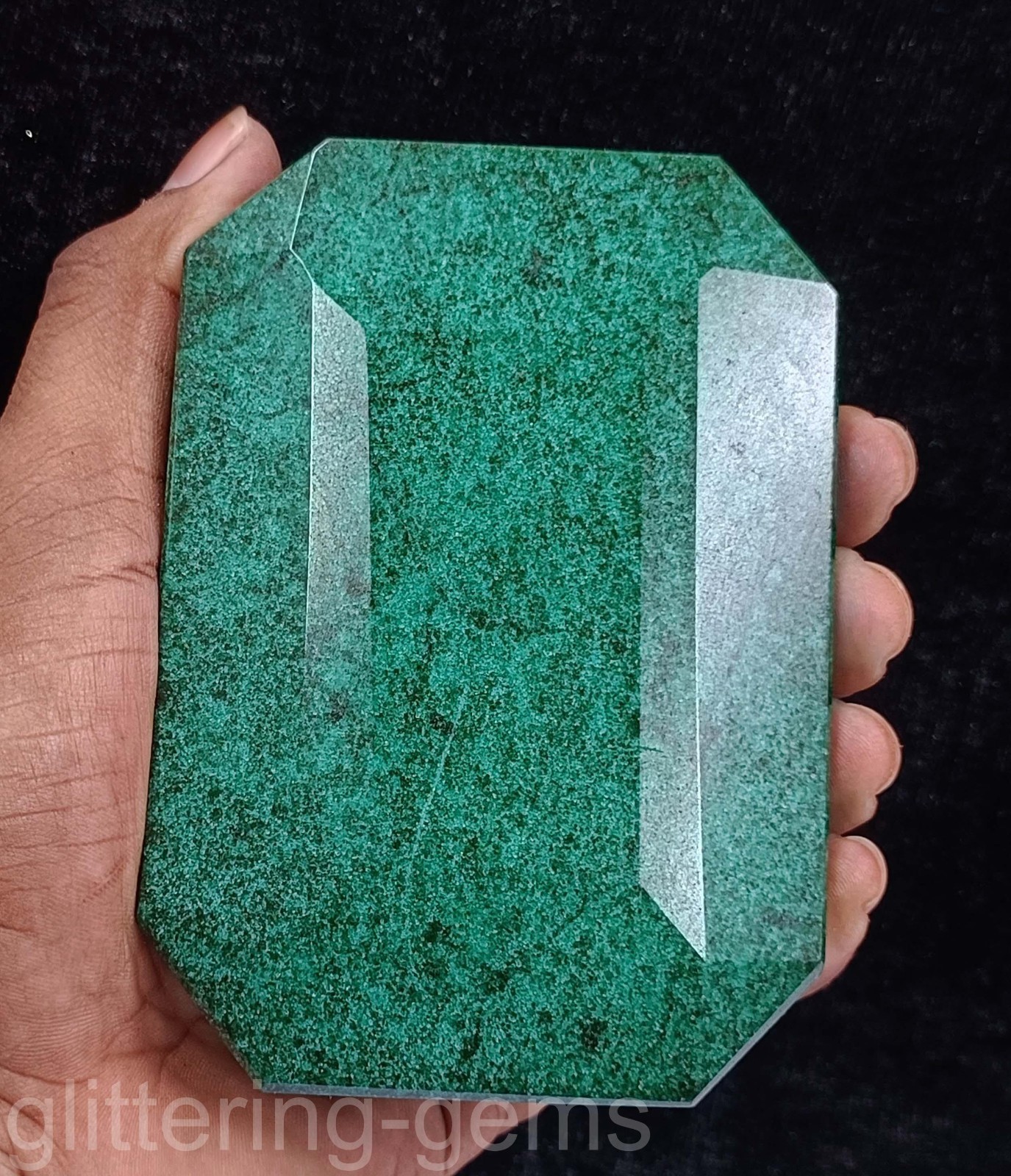 3662.15 Ct Natural Emerald Massive Certified Emerald Cut Large Display Gem 5DNH