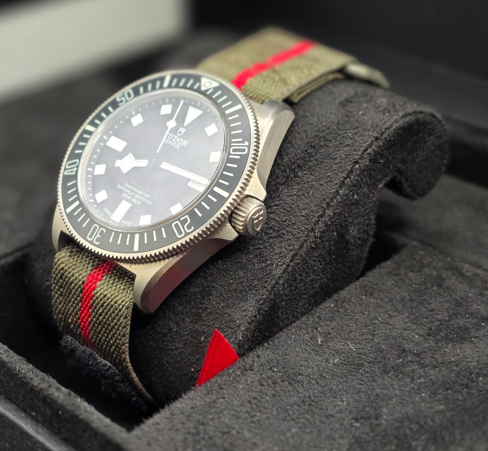 2025 TUDOR Pelagos FXD M25717N-0001 Titanium 42mm Excellent Black Dial NATO