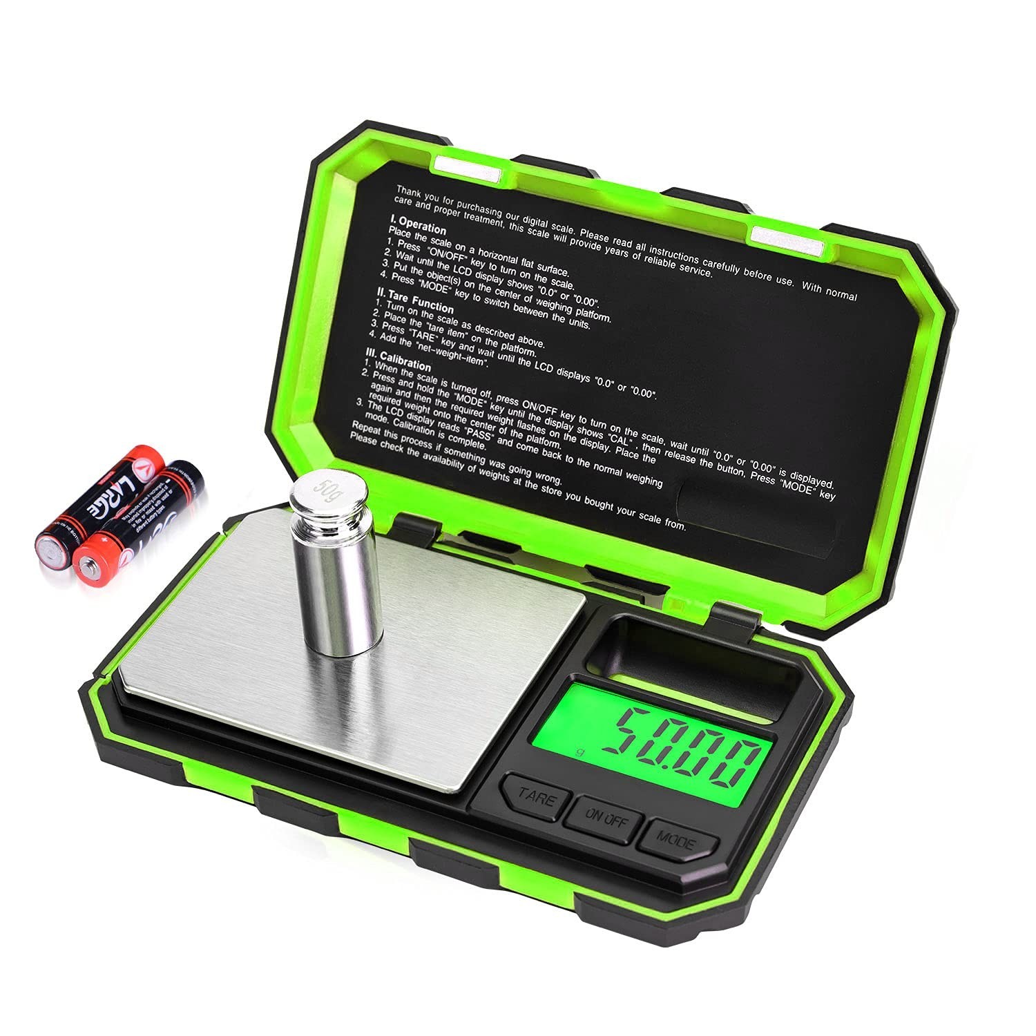 Digital Pocket Scale 200g x 0.01g – Mini Jewelry Scale with LCD, Tare Function &