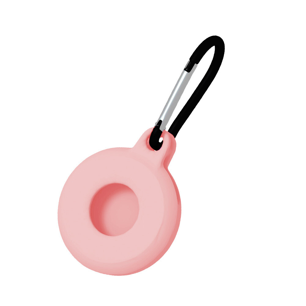 For Apple AirTag Silicone Case Cover with Keychain Air Tag Protective Cases Loop