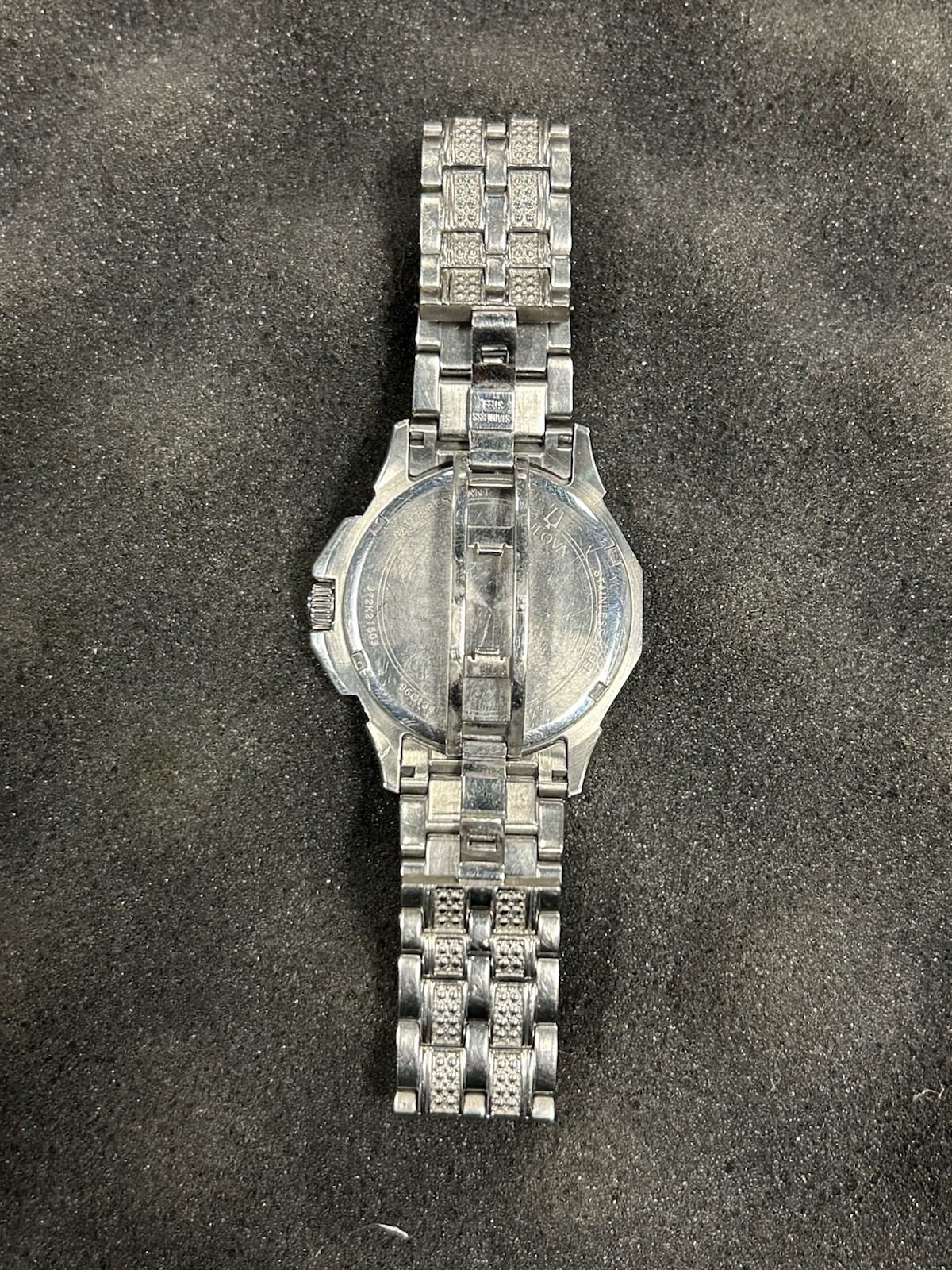 Bulova Men’s Octava Crystal Stainless Steel Silver 42mm Watch 96C134