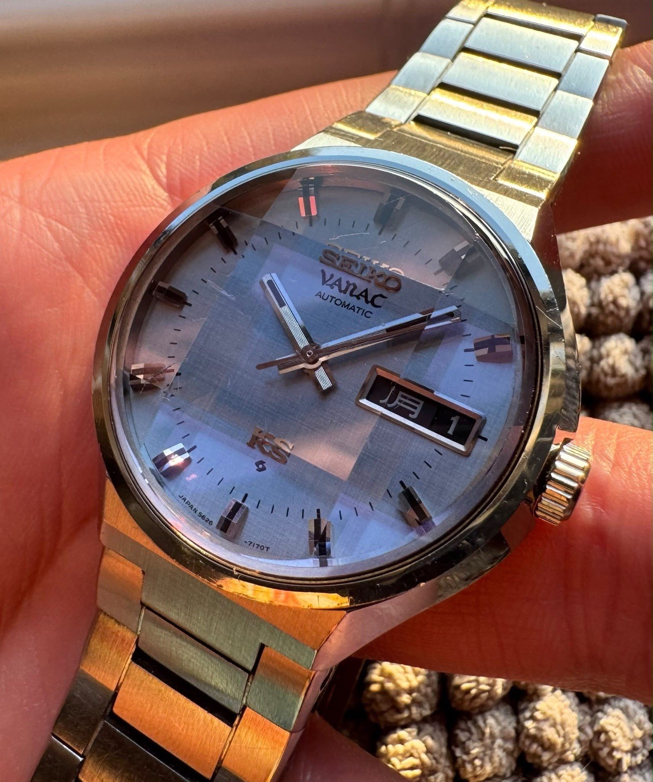 Rare Vintage 1973 King Seiko Vanac 5626-7210
