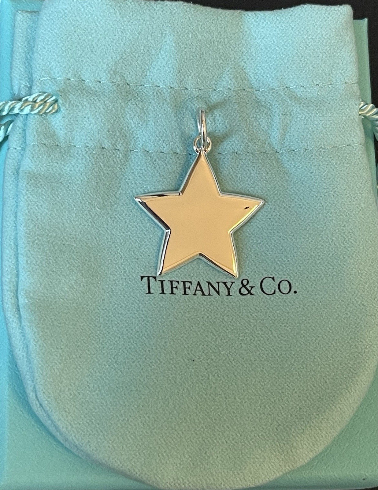 Tiffany & Co. Star Sterling Silver .925 Charm Pendant