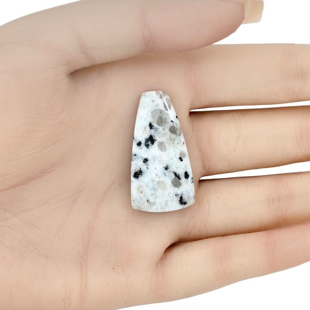 Natural Sesame Jasper 34.33×18.1×5.4 mm Fancy Shape Polished Gemstone LS02975-48