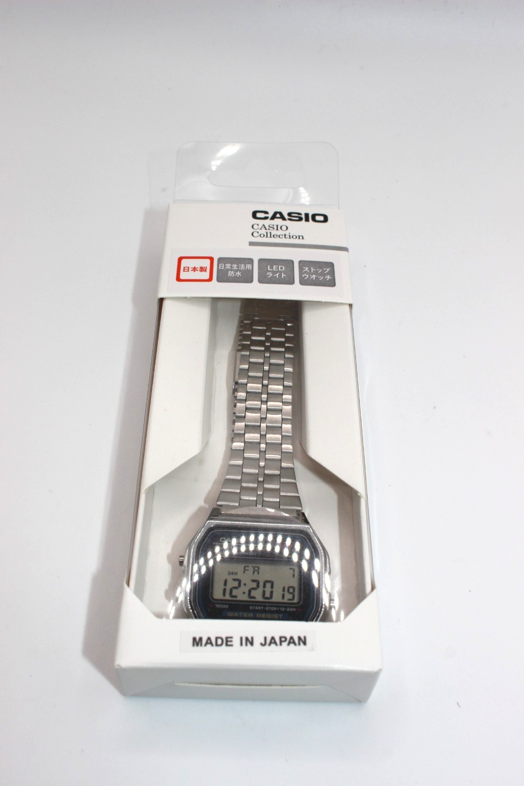 CASIO Collection A159WA-N1JH Men’s Digital Watch Resin Black Dial MADE IN JAPAN