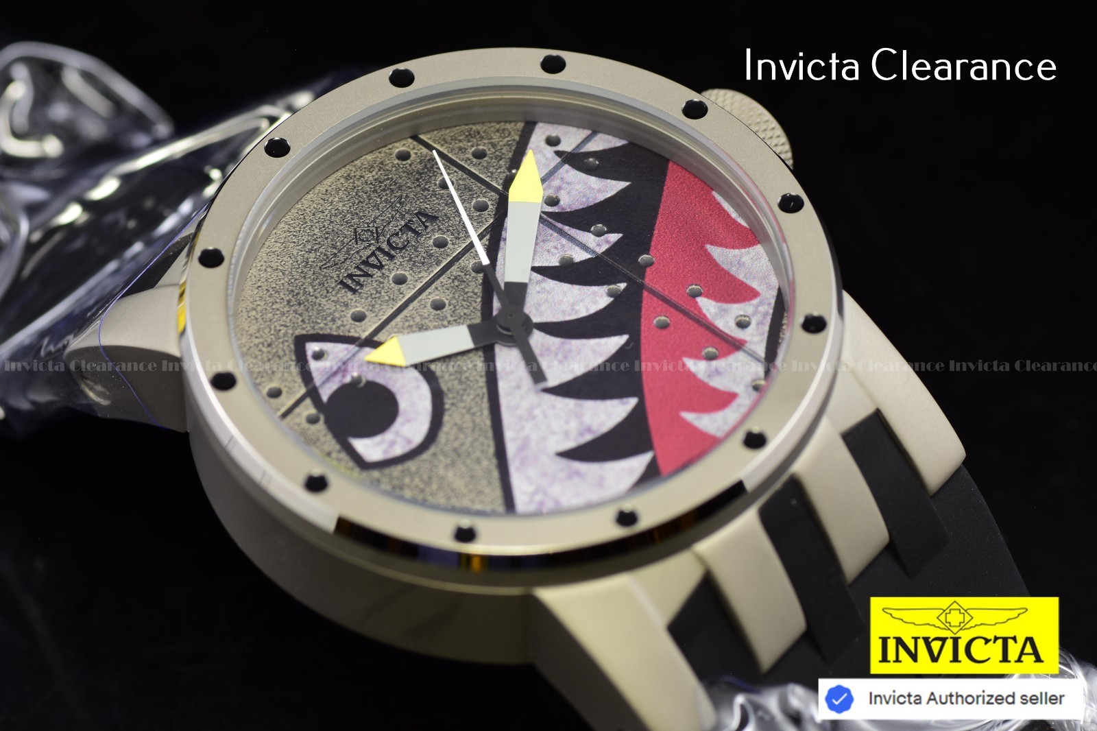 Invicta DNA Vintage Armed Forces Swiss Ronda 513 Caliber Men’s Black Dial Watch