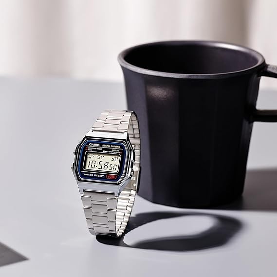 Casio A158WA Series , Unisex Digital Watch , Vintage , WR