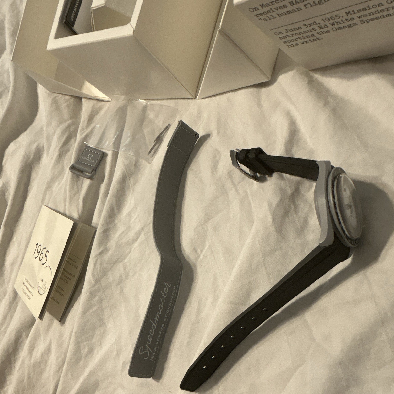 Swatch Bioceramic MoonSwatch 1965 Only tried on Original strap and Rubber