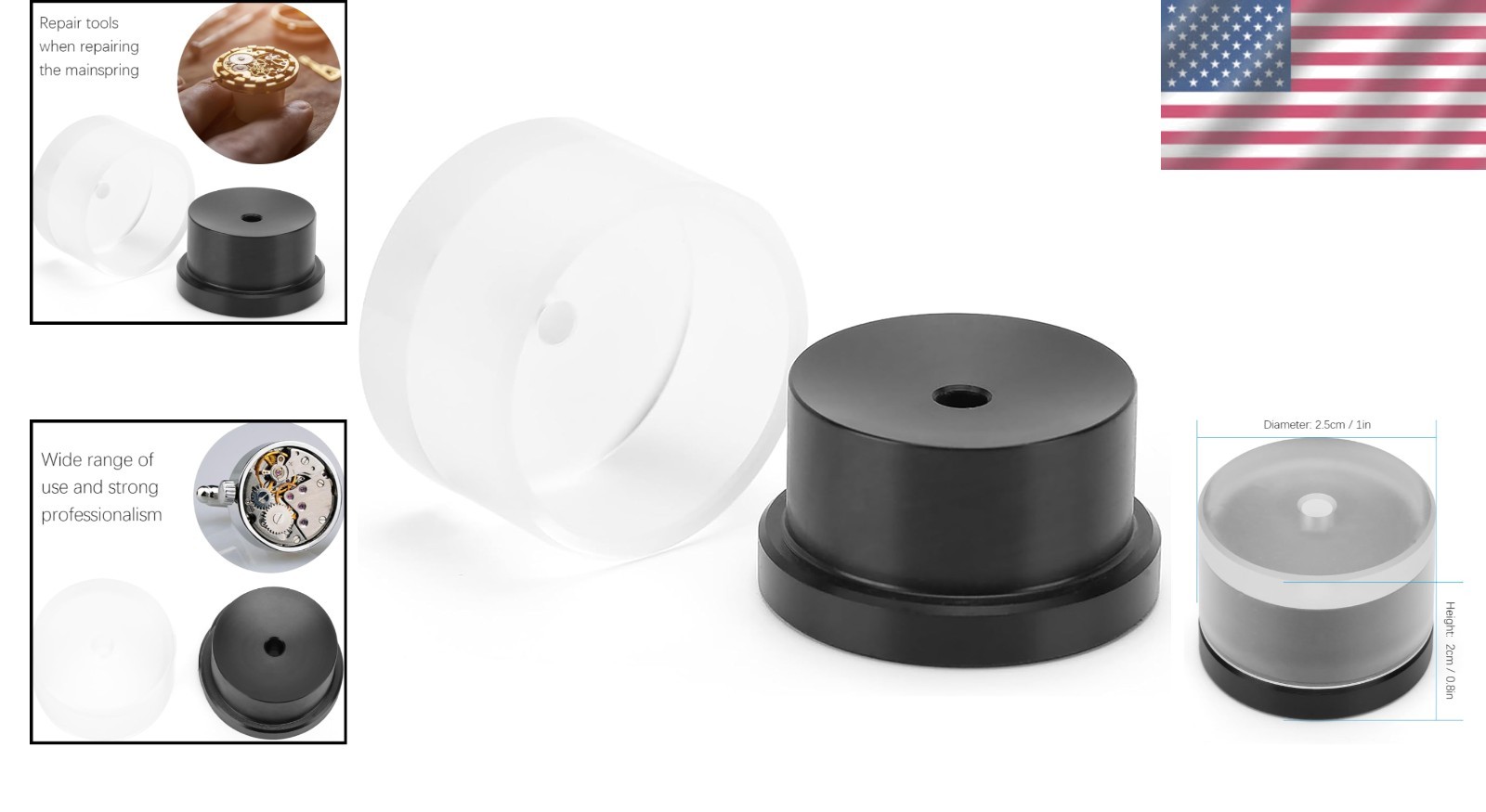 Compact Watch Repair Tool for Mainspring Installation – Precision Engineering