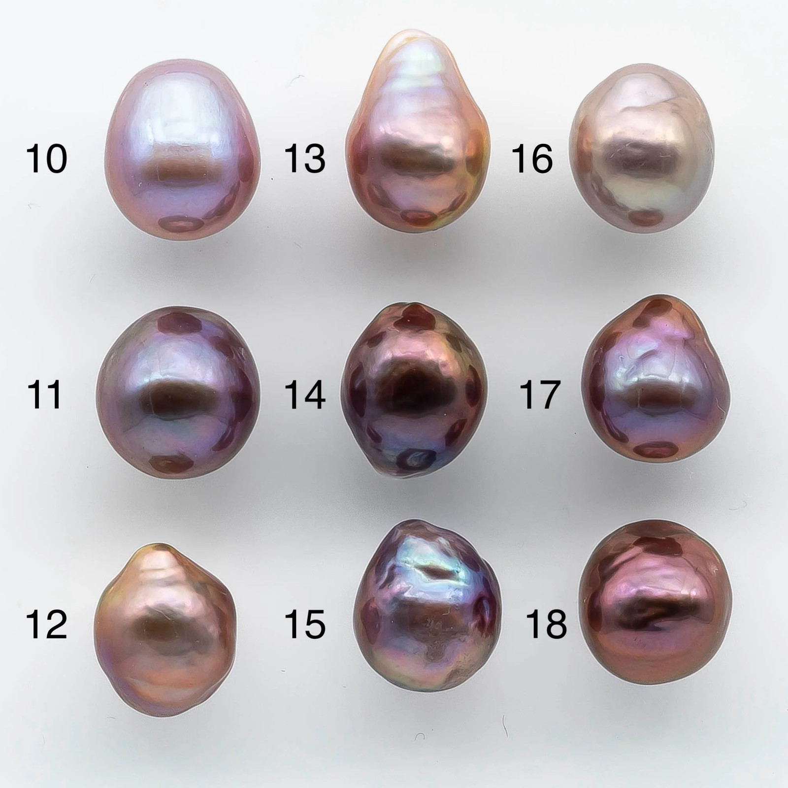 10-11mm Single Edison Pearl Undrilled Loose Piece with Nice Luster in Natural C