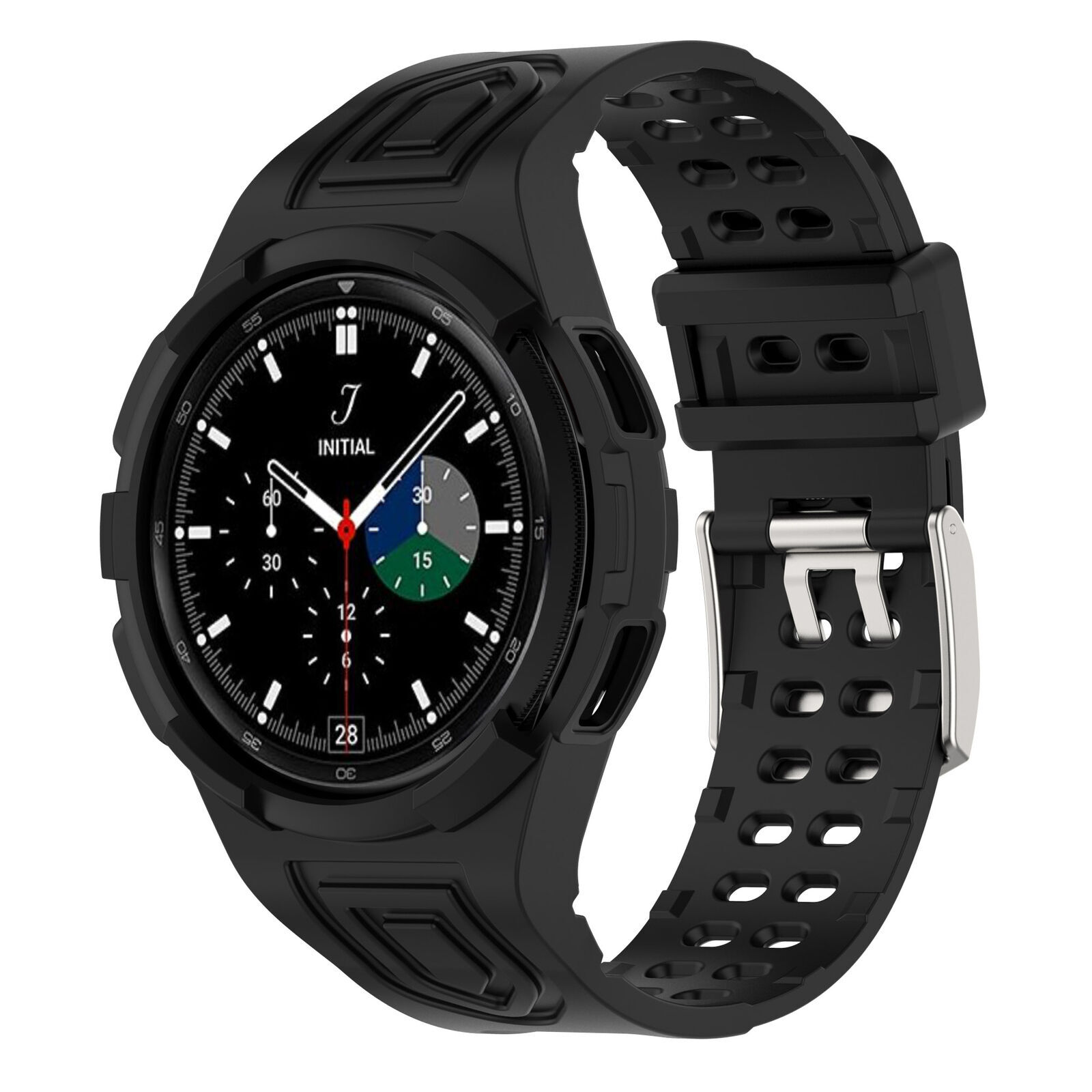 New Sport TPU Silicone Band Strap Case For Samsung Galaxy Watch 4 5 6 40mm 44mm