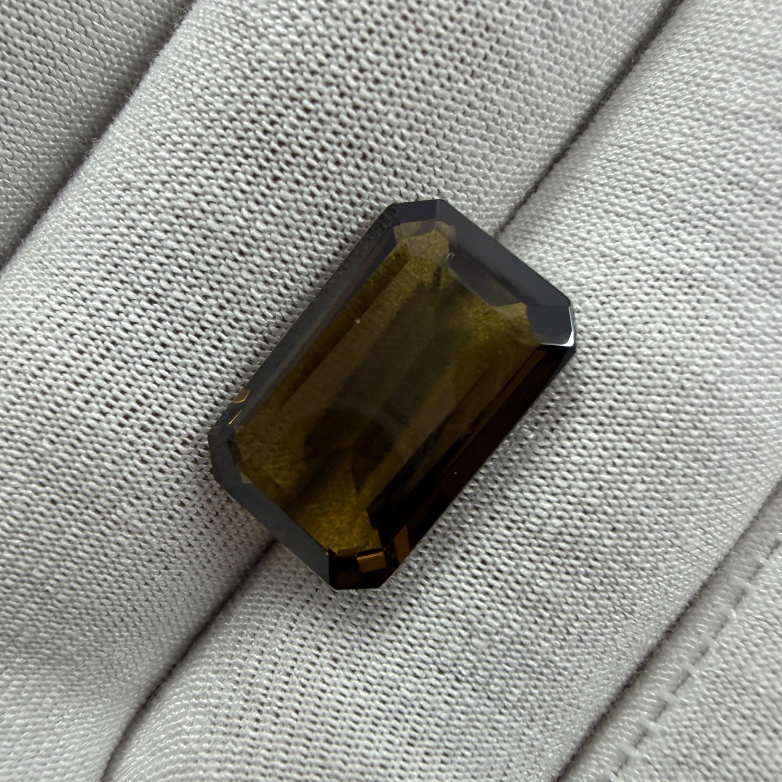 Natural Honey Quartz Octagon Cut Loose Certified Gemstone