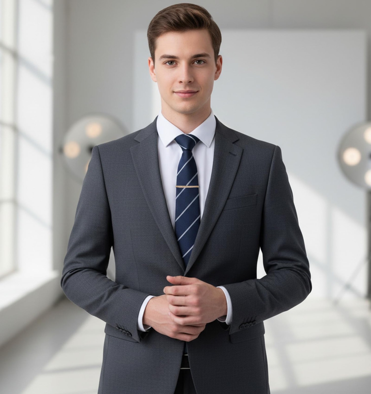 3 Pcs Tie Chain for Men, Elegant Tie Clips for Mens Neckties Tacks Accessorie…