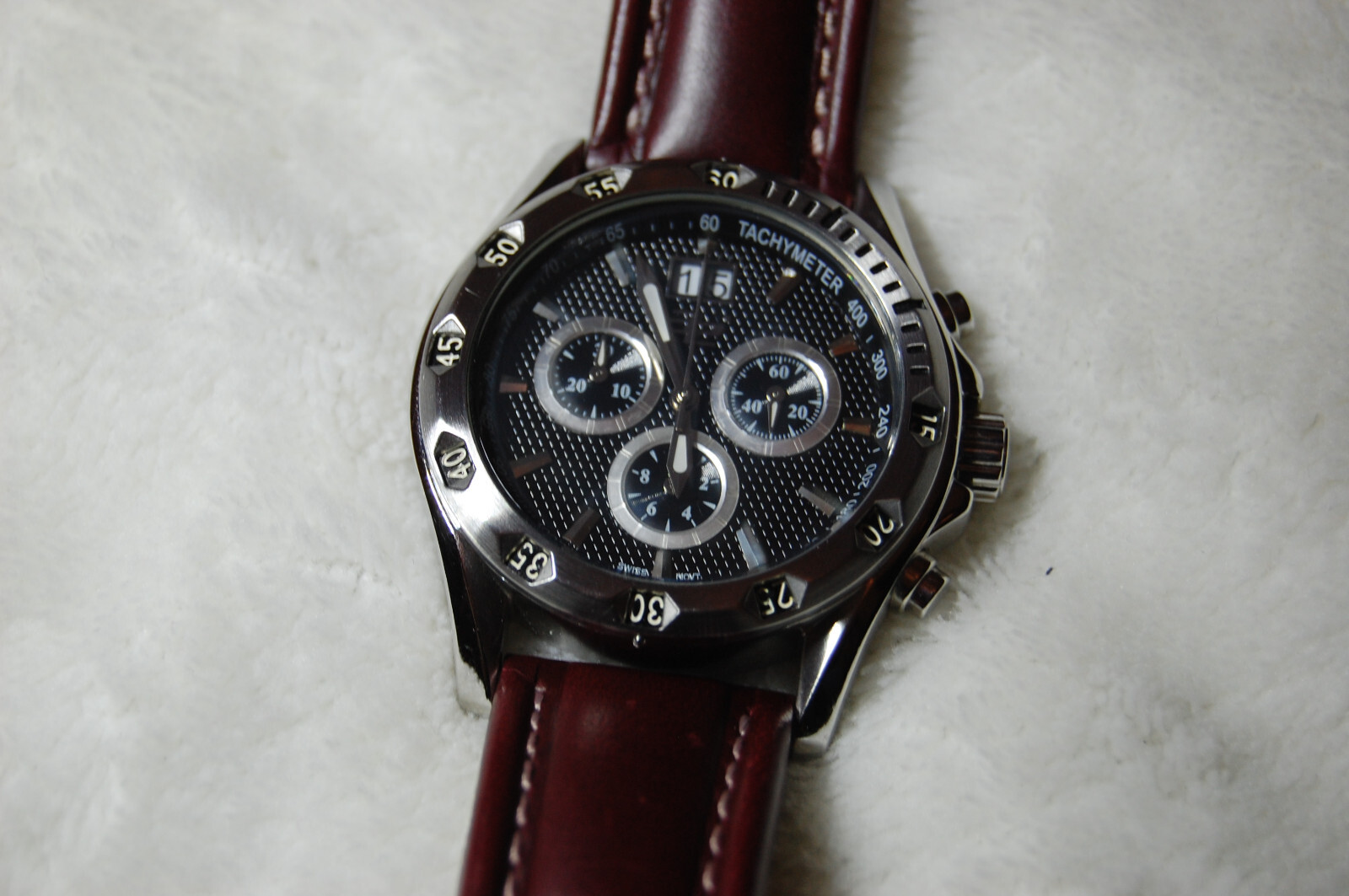 32 Degrees Altitude Watch 42mm Swiss Made ISA Movement Sport Chronograph